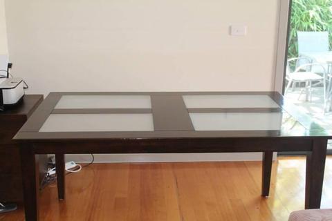 DINING TABLE, ENTERTAINMENT UNIT, COFFEE TABLE PACKAGE