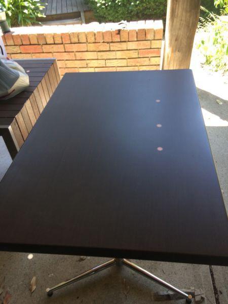 3 cafe/dining tables 1200 x 800mm