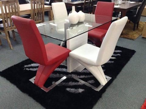 Brand New Z Dining Table with chairs on SALE