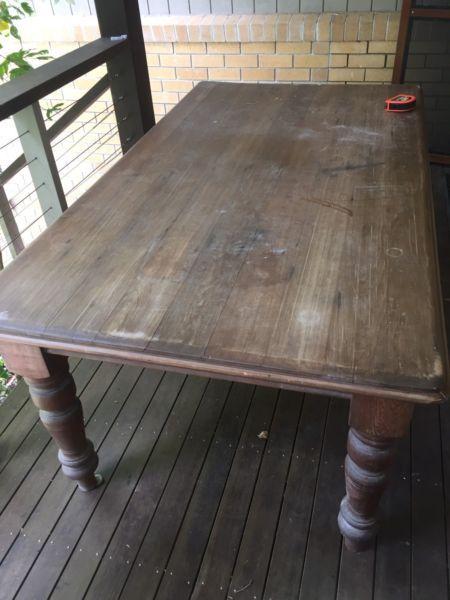 Rustic pine Wooden table