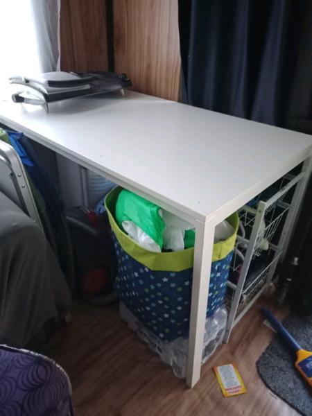 White ikea dining table