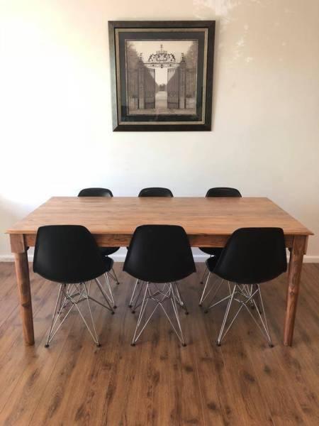 Brand new timber dining table 6-8 seat TABLE ONLY
