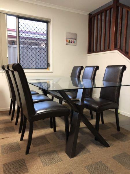 Nick Scali Table and chairs