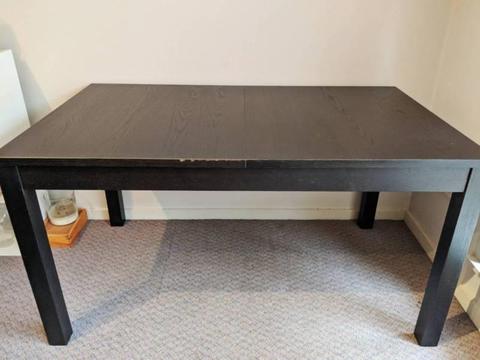 IKEA Extendible Dining Table - BLACK
