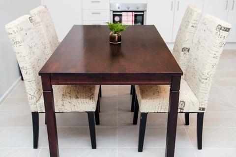 Dining Set - Table and x4 Matching Chairs