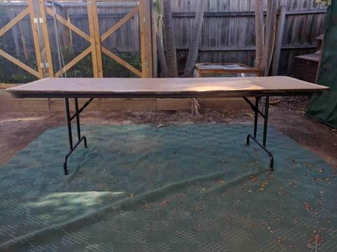FREE - Large Chipboard Trestle Table