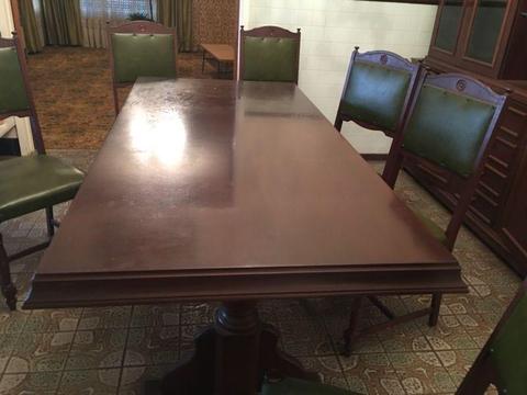 Polished Timber Dining Table