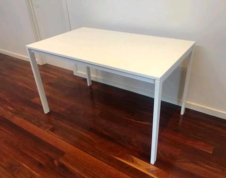 WHITE IKEA MELLTORP TABLE