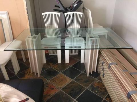 Dining Table & 6 Chairs Excell Cond