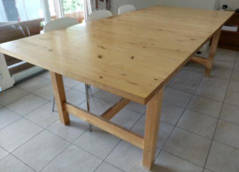 dining table, large with extension