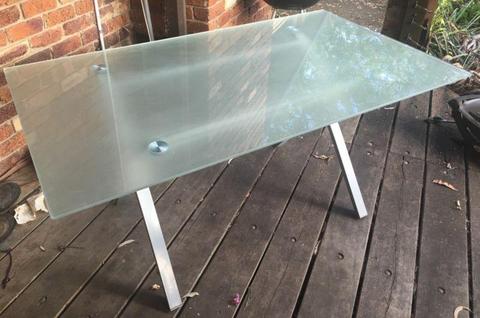 Dining / Outdoor Table -Frosted Glass