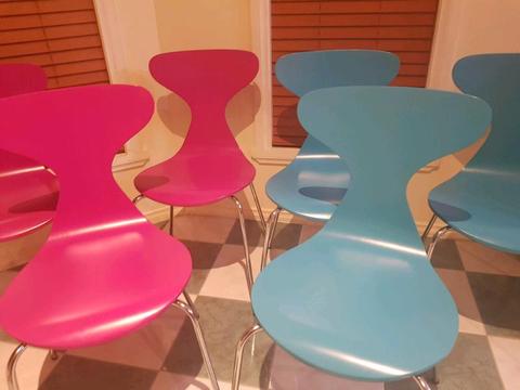 Dining chairs X 6