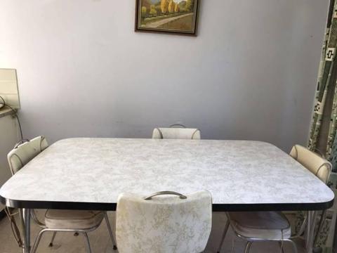 Dining table with four chairs - great deal