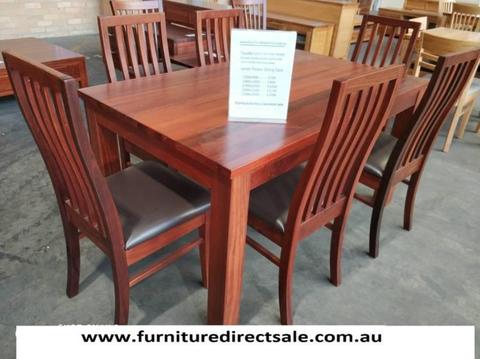 Jarrah Dining Table - chairs available as well!