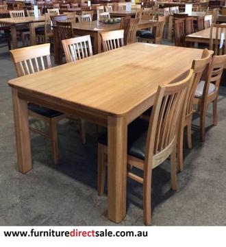 2400x1200 Tas/Oak Dining Table