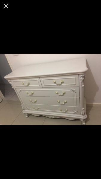 Tallboy and bedside table
