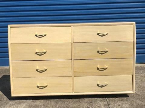 FREE DELIVERY! Retro rare Vintage Alrob Drawer Chest of 8 Drawers
