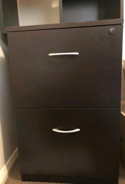 2 level wooden drawers - very good condition - $17