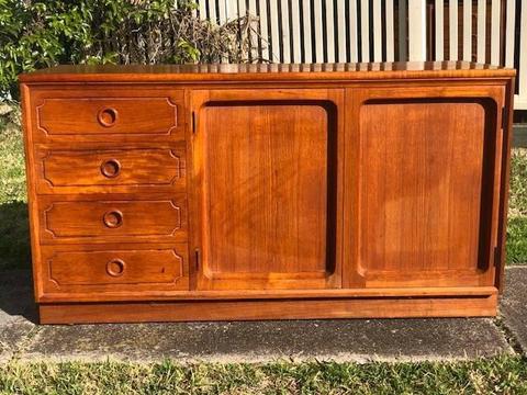 FREE DELIVERY Retro solid Teak Chiswell Vintage Sideboard buffet