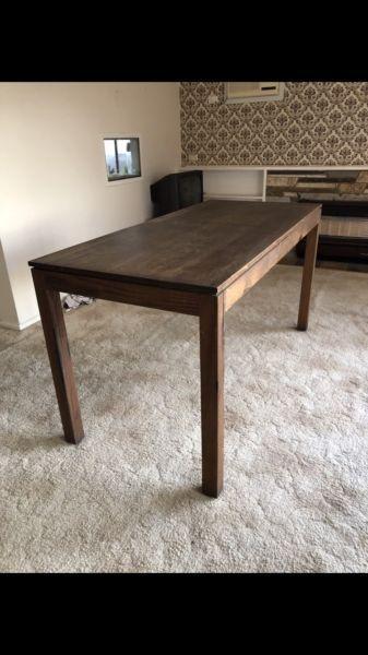 Table solid wood. 900 h x 790 d x 1740 w