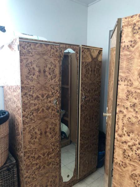 Antique Retro wardrobes X2 and a dressing table