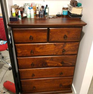 6 Drawer Tallboy - Chest of Drawers