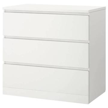 set of 2 Ikea Malm chest of 3 drawers, used
