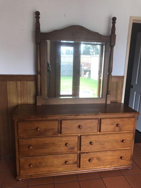 Dressing table - solid wood