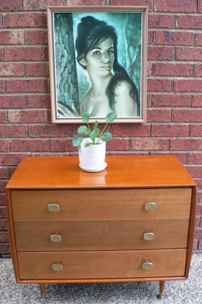 Retro Vintage Chest of Drawers by Alrob circa 1960's