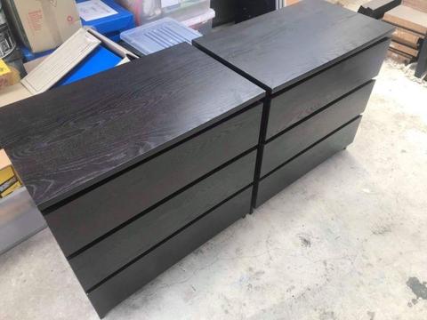 2 x Chest of drawers