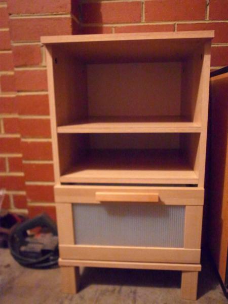 Ikea Wooden Unit with Draw - very good condition