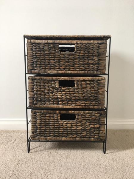 3 tier cane drawers