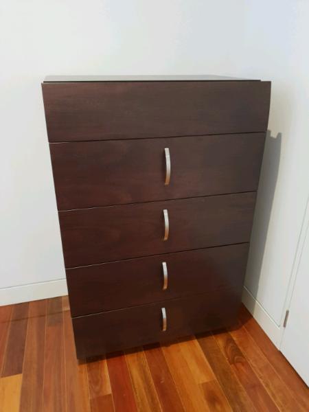 Timber tallboy drawer