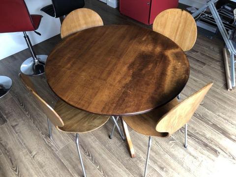 Table with 4 chairs for sale