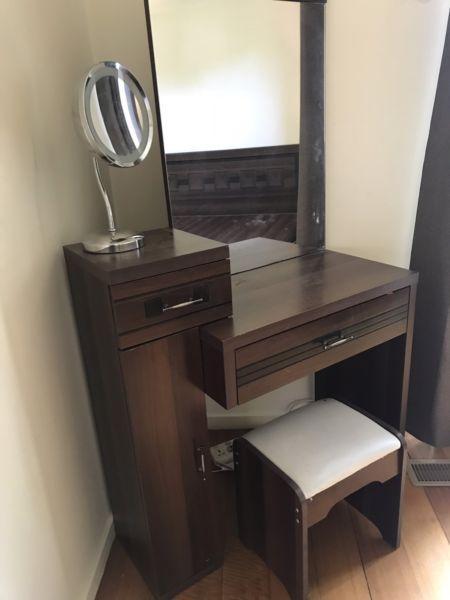 Dressing table , makeup desk with seat