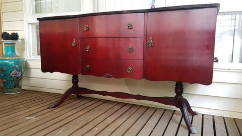 Antique Style Side Board Cabinet