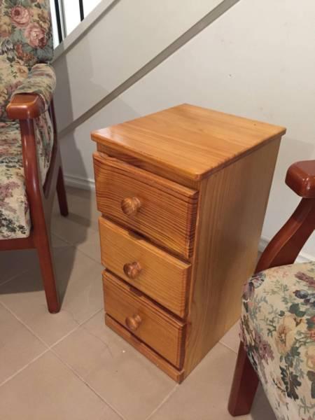 Small wooden drawers