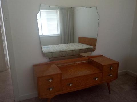 Vintage dresser and matching bedside table