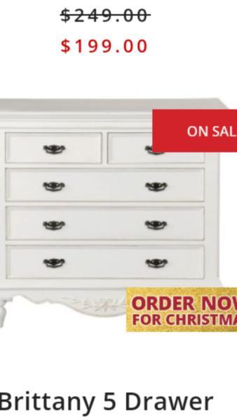 WTB Brittany Chest of Drawers