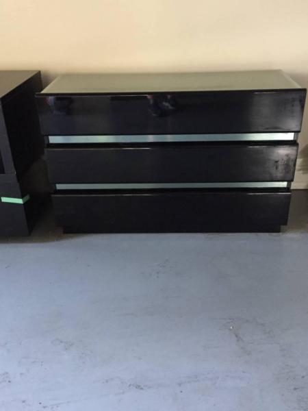 3 Drawer Dresser with Mirror $250.00