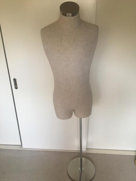 Fabric covered mannequin - male/dress form