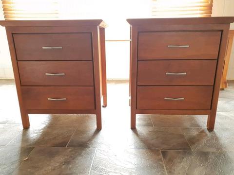 Bedside Tables and Chest of Drawers