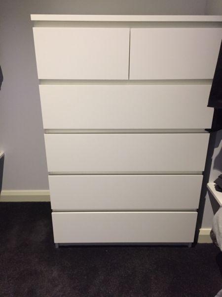 Chest of 6 drawers - MALM
