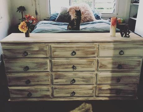 Beach style timber drawers