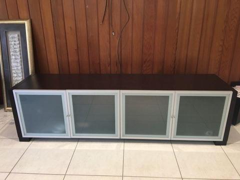 TV Unit - Freedom Furniture with Frosted Glass Doors