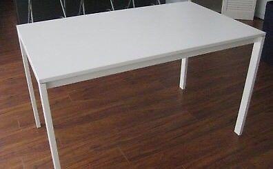 White dining table - free delivery available