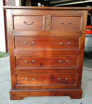 Chest of Drawers - Tall boy - Indonesian Teak