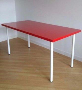 Red high gloss desk / Dining table