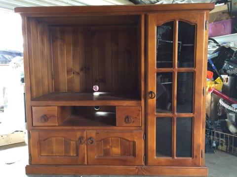 Wood Entertainment Unit - NEED GONE TODAY