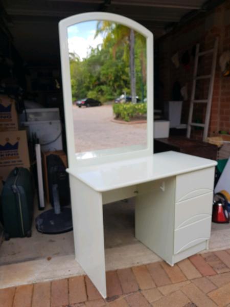 Dressing table in good condition except a little damage on top